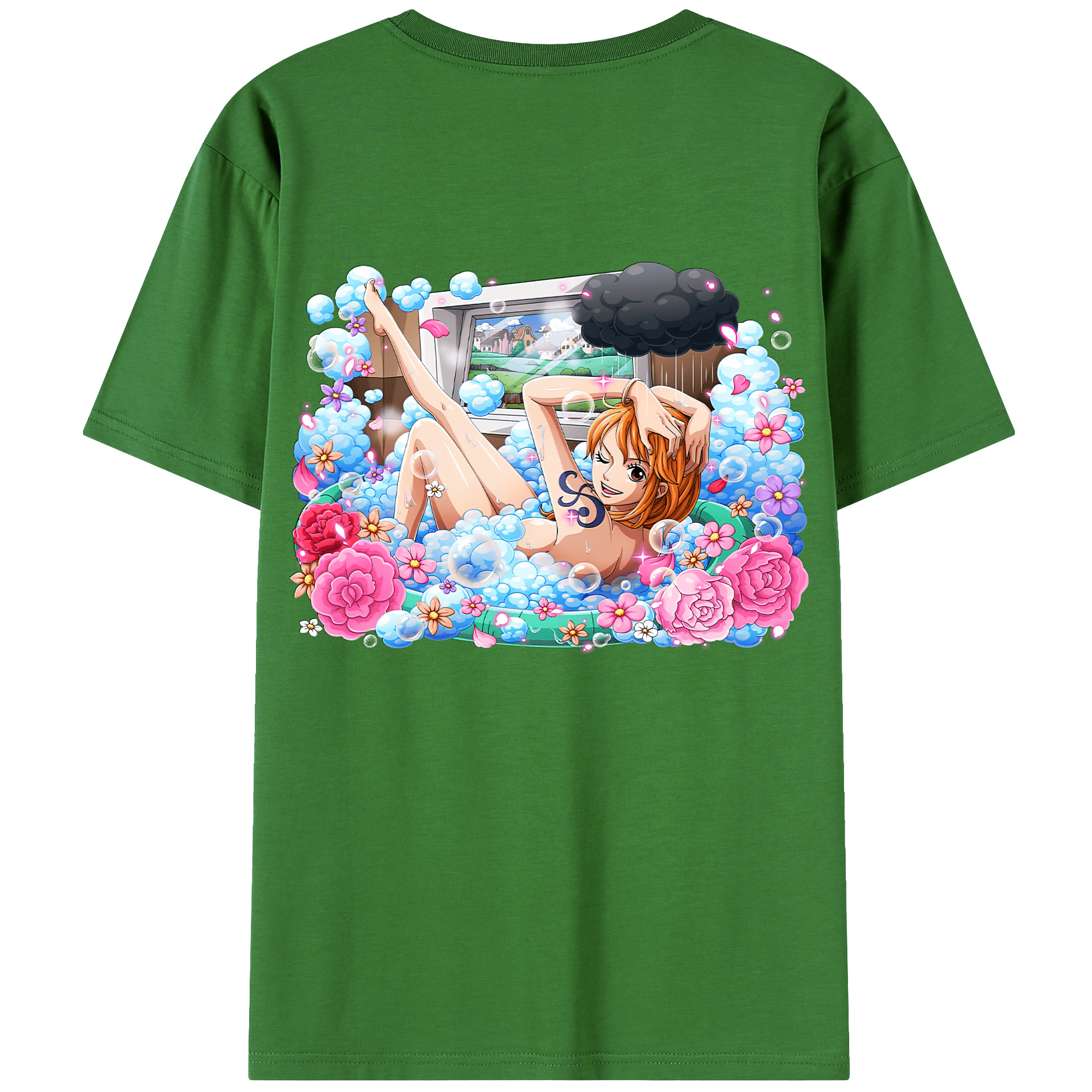 （画像用） ワンピース ナミ ONE PIECE Nami レディース半袖Tシャツ(バックプリント)